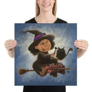 Audiologist Witch - Print