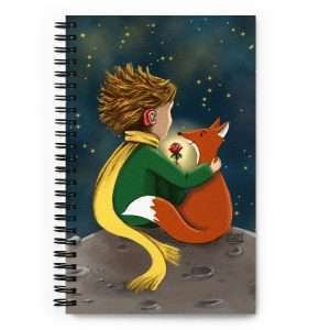Little Prince with Hearing Aid - Spiral notebook