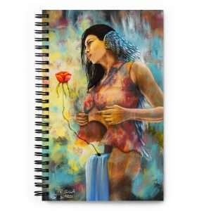 The Rose Within - Spiral notebook