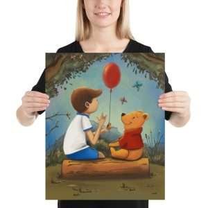 Christopher and Pooh - ASL - Print