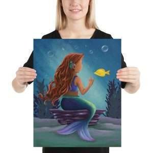 Little Mermaid - Cochlear Implant - Print
