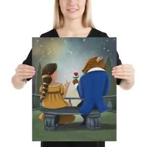 Beauty and the Beast - Cochlear Implant - Print
