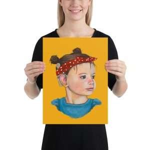 A Determined Warrior - Cochlear Implant - Print