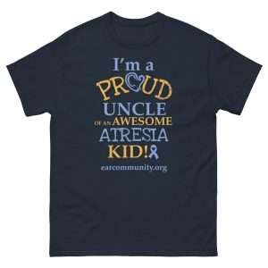I’m a Proud Uncle of an Awesome Atresia Kid – Awareness Tee (Unisex Classic Fit)