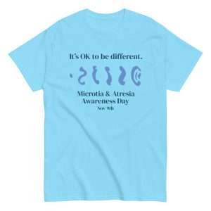 It’s OK to Be Different – Microtia & Atresia Awareness Tee (Unisex Classic Fit)