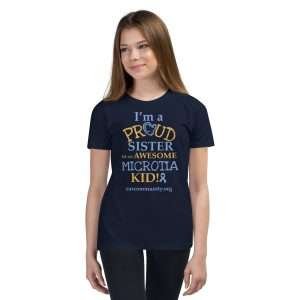 I’m a Proud Sister of an Awesome Microtia Kid - Youth Short Sleeve T-Shirt