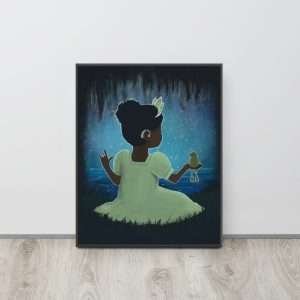 Princess and the Frog – Hearing Aid – Canvas Print
